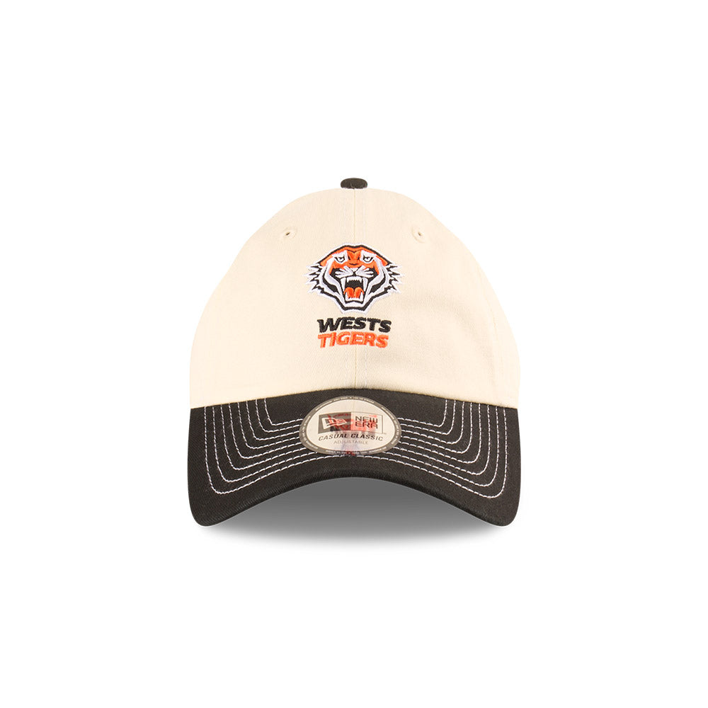 Wests Tigers Hat - 2025 NRL 2Tone Chrome Contrast Casual Classic Strapback Cap - New Era